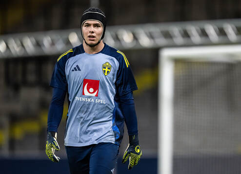 goalkeeper Jacob Widell Zetterström of the Swedish men's