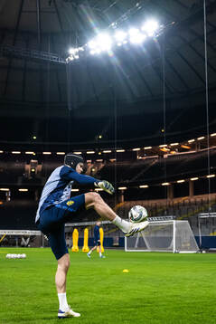 goalkeeper Jacob Widell Zetterström of the Swedish men's