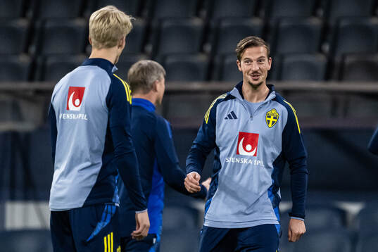 Simon Olsson of the Swedish men's football national team at
