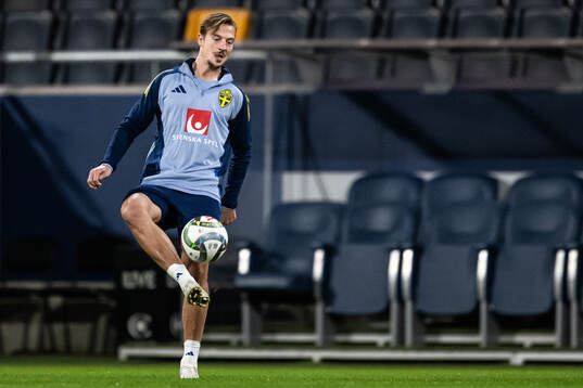 Simon Olsson of the Swedish men's football national team at