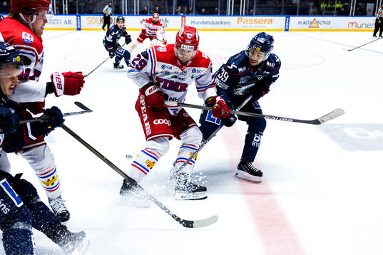 Timrås Filip Hållander och Linköpings Ty Rattie