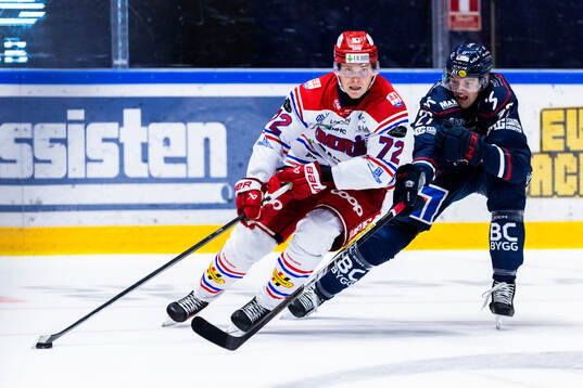 Timrås Erik Walli Walterholm och Linköpings William Worge