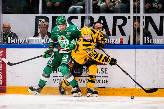 Rögles Linus Sandin och Skellefteås Jonathan Pudas