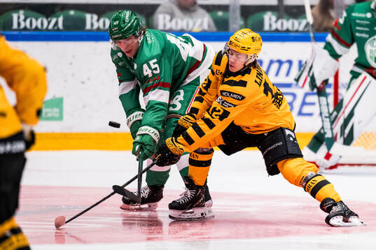 Rögles Gregor Biber och Skellefteås Valter Lindberg