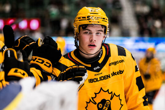 Skellefteås Axel Sandin Pellikka jublar