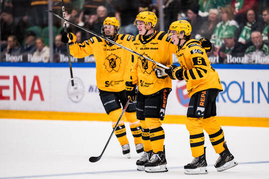 Skellefteås Axel Sandin Pellikka jublar