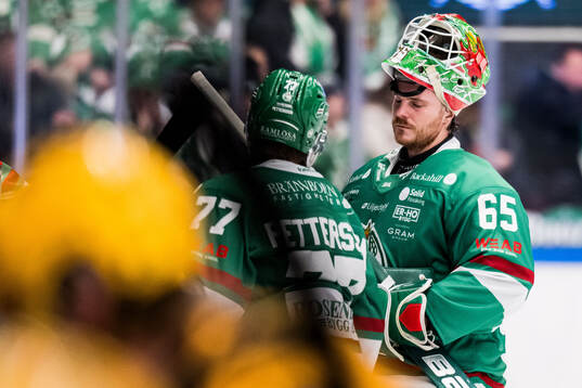 Rögles målvakt Christoffer Rifalk deppar