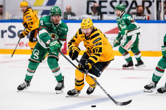 Rögles Linus Sandin och Skellefteås Pär Lindholm