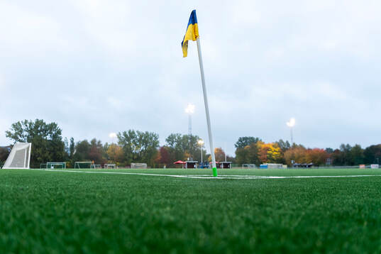 Hörnflagga på Järfällavallen