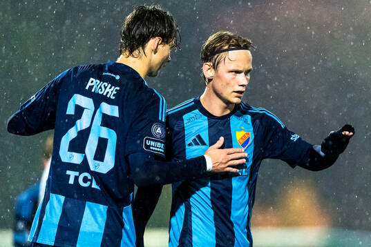 Djurgårdens August Priske Flyger och Tobias Gulliksen