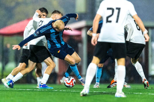 FC Järfällas Melker Lönn och Djurgårdens Peter