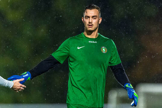 FC Järfällas målvakt Christos Liantas