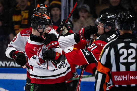 Örebros Melvin Fernström och Luleås Markus Nurmi