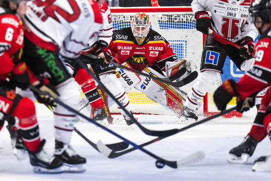 Luleås målvakt Joel Lassinantti