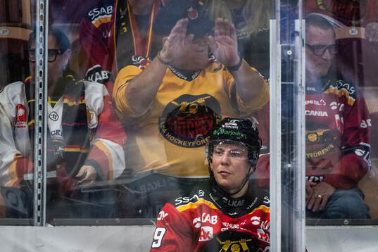 Luleås Erik Gustafsson i utvisningsbåset