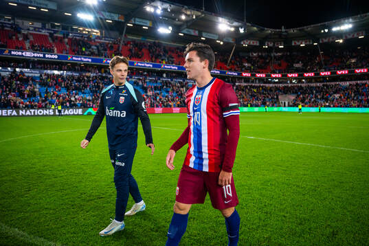 Felix Horn Myhre and Hugo Vetlesen of Norway