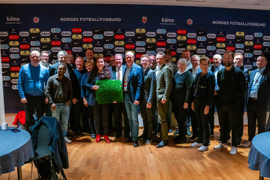 Lise Klaveness, president of the Norwegian Football