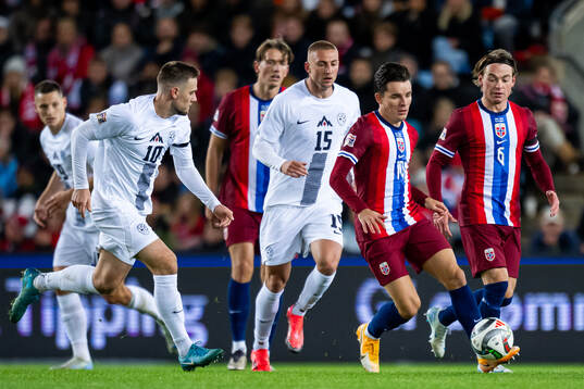 Timi Elsnik of Slovenia and Hugo Vetlesen of Norway