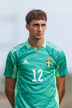 goalkeeper Nils Ramming of Sweden