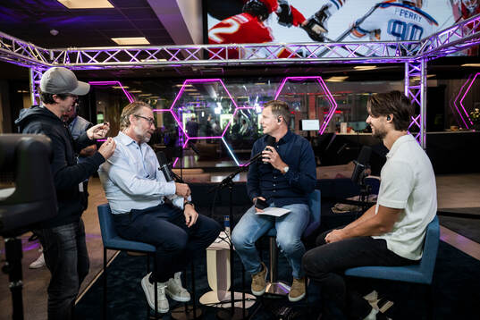 Peter Forsberg, Niklas Jidhe och Jacob Josefson