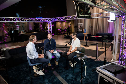 Peter Forsberg, Niklas Jidhe och Jacob Josefson