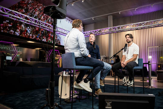 Peter Forsberg, Niklas Jidhe och Jacob Josefson