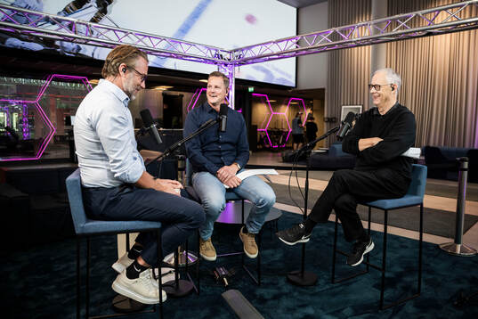 Peter Forsberg, Niklas Jidhe och Lars Lagerbäck