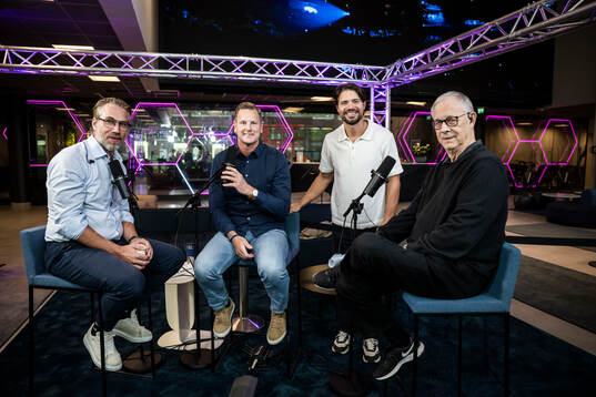 Peter Forsberg, Niklas Jidhe, Jacob Josefson och Lars
