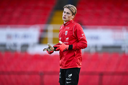 goalkeeper Sander Tangvik of Norway