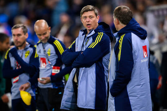 head coach Jon Dahl Tomasson of Sweden