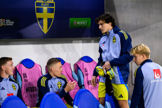 Victor Nilsson Lindelöf of Sweden ahed of the Nations