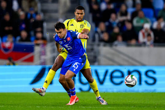 David Strelec of Slovakia and Isak Hien of Sweden