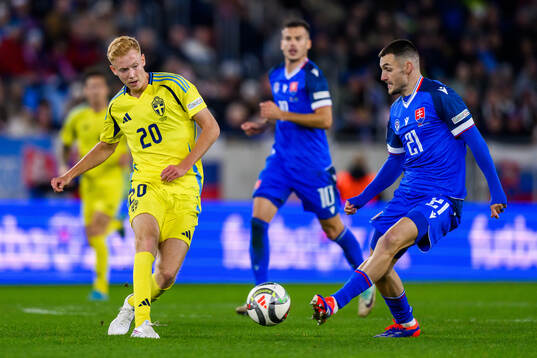 Hugo Larsson of Sweden and Matus Bero of Slovakia