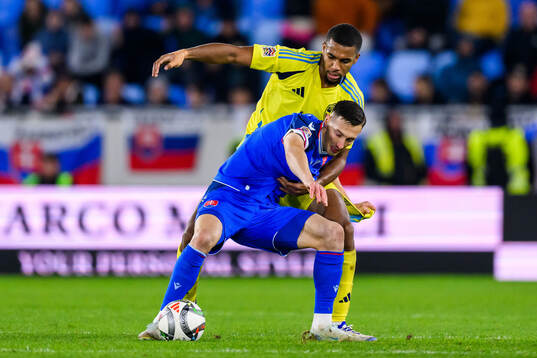 Isak Hien of Sweden and Robert Boženik of Slovakia