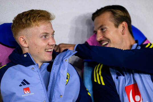 Hugo Larsson and Simon Olsson of Sweden