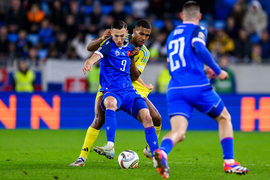 Robert Boženik of Slovakia and Isak Hien of Sweden