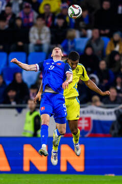 Robert Boženik of Slovakia and Isak Hien of Sweden