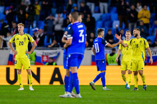 Hugo Larsson and Jesper Karlström of Sweden and Lászlo