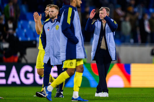 head coach Jon Dahl Tomasson of Sweden
