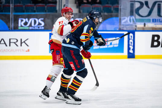 Kalmars Ludvig Jardeskog och Djurgårdens Dick Axelsson