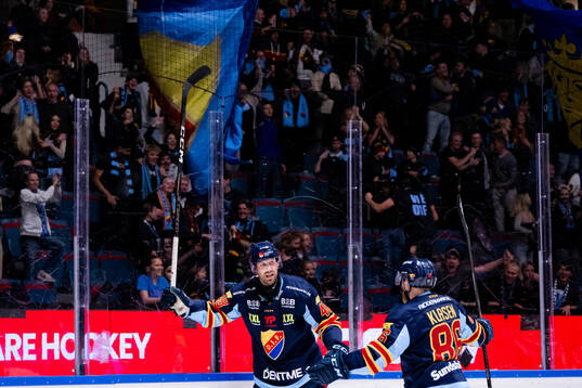 Djurgårdens Dick Axelsson jublar