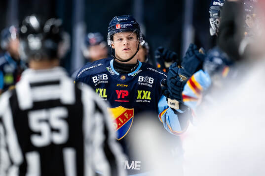 Djurgårdens Hampus Larsson jublar