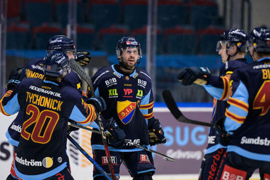Djurgårdens Marcus Krüger jublar