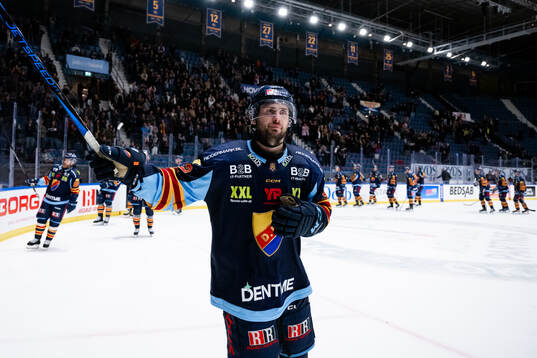 Djurgårdens Marcus Krüger jublar
