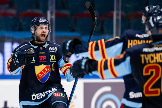 Djurgårdens Marcus Krüger jublar