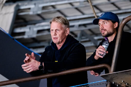 Djurgårdens sportchef  Niklas Wikegård och assisterande