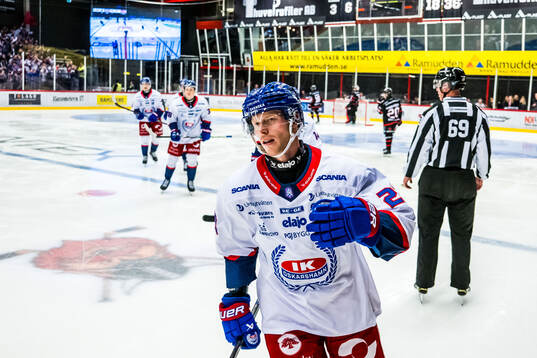 IK Oskarshamns Gustaf Westlund jublar