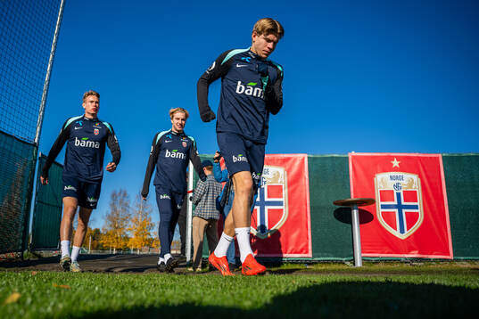 Jens Petter Hauge of the Norwegian national football team