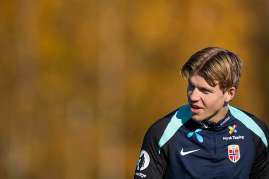 Jens Petter Hauge of the Norwegian national football team