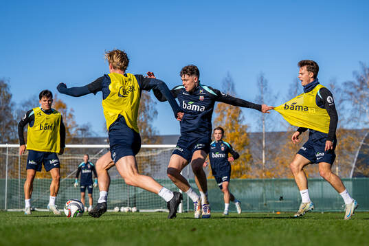 Kristian Thorstvedt, Jørgen Strand Larsen and Felix Horn